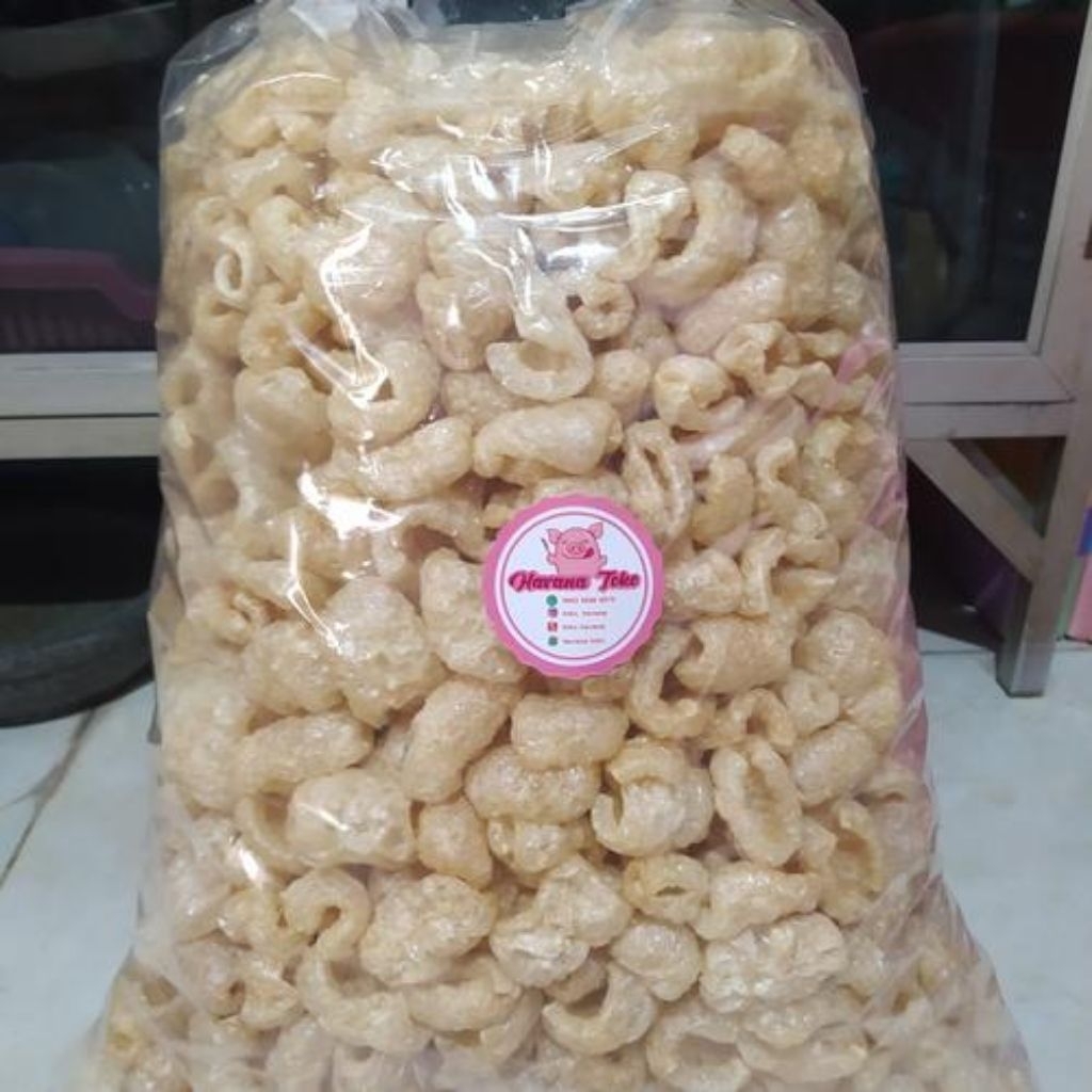 

Kerupuk Kulit Babi B2 Kiloan - ori, 250 Gram