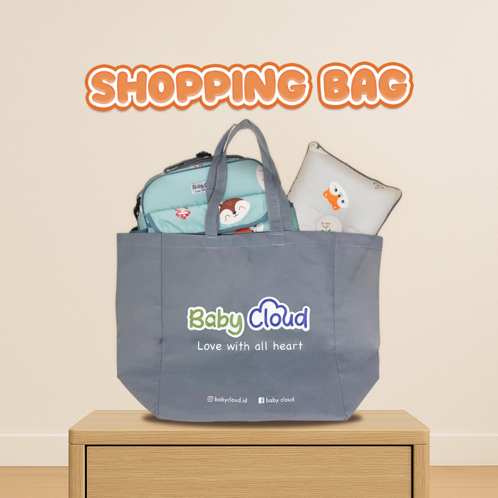 

Baby Cloud Shopping Bag Spunbond Ukuran Medium
