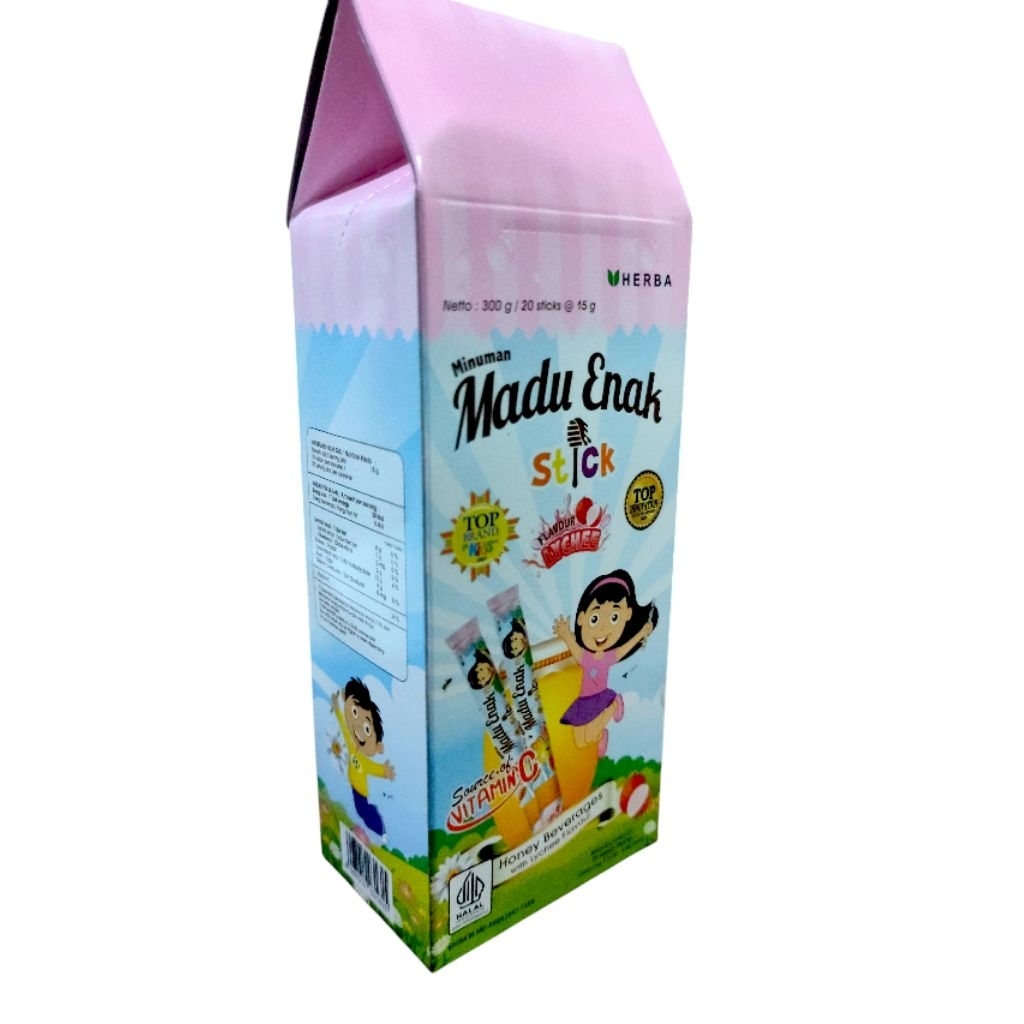 

Madu Enak Stick Box rasa Leci