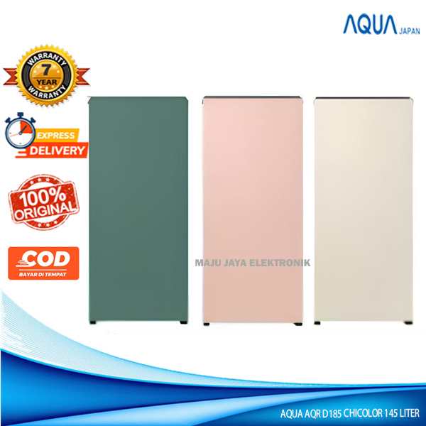 Kulkas 1 Pintu AQUA AQR D185 MPE / MME 145 Liter Big Freezer 50 Watt