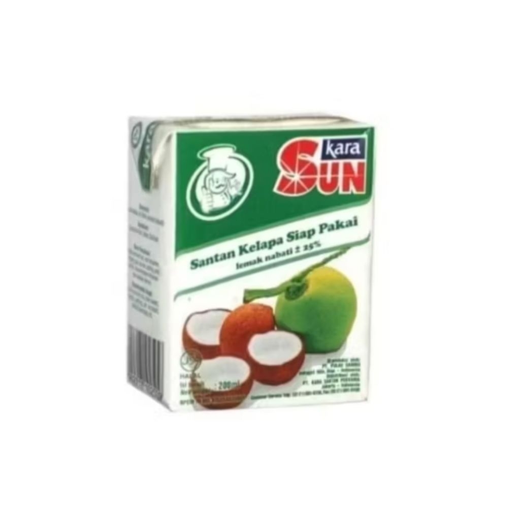 

Sun Kara Santan Kelapa Cair Instan 110ml