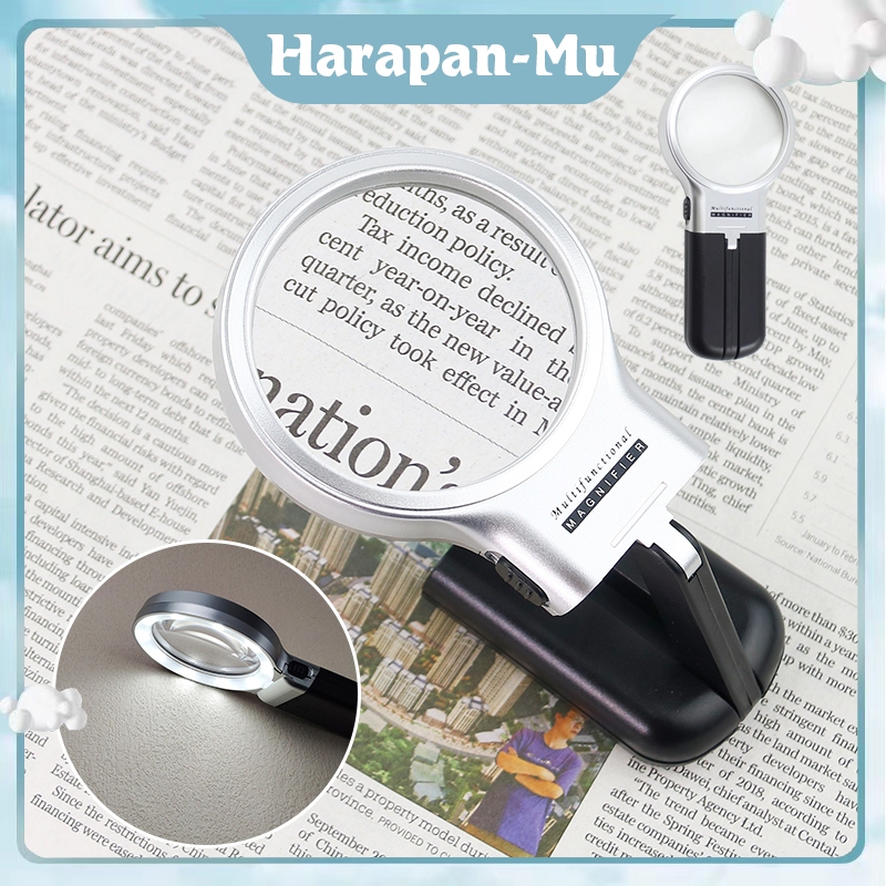 

Magnifier Dapat Dilipat/3X Kaca Pembesar Lampu Led