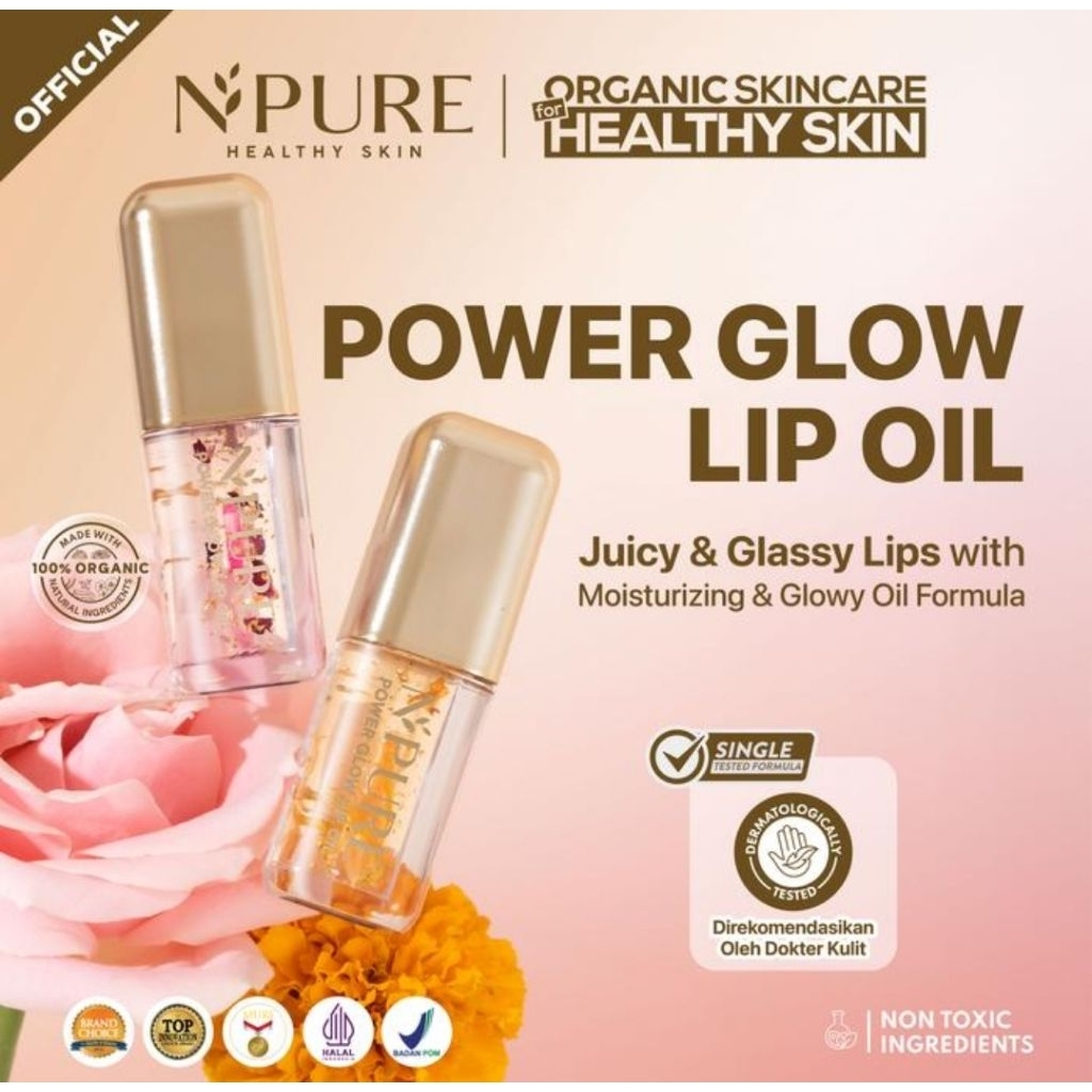 N'pure - Power Glow Lip Oil - NPR1019/NPR1020