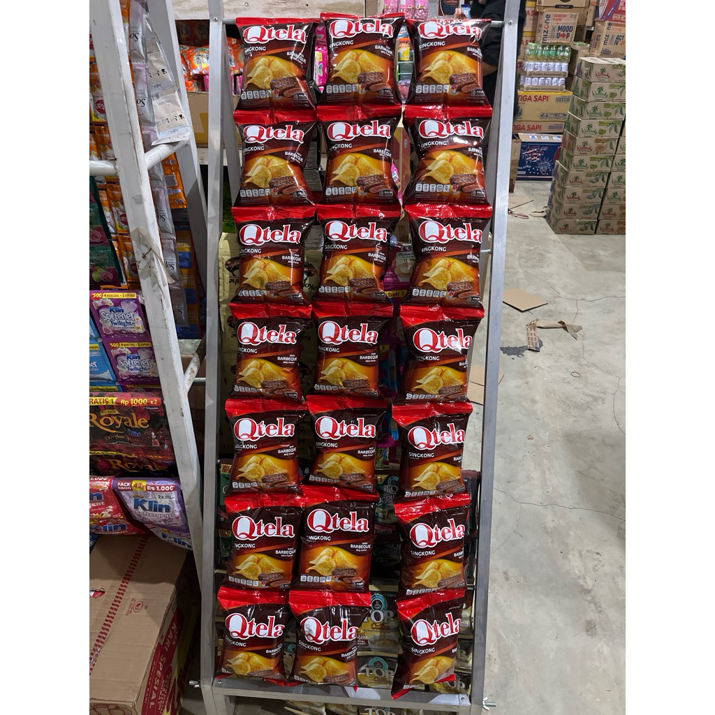 

Qtela singkong casaava chips rasa BARBEQUE BBQ flavor