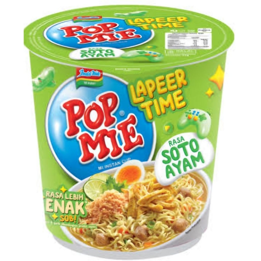 

Pop mie rasa soto ayam 1 karton isi 24 pcs