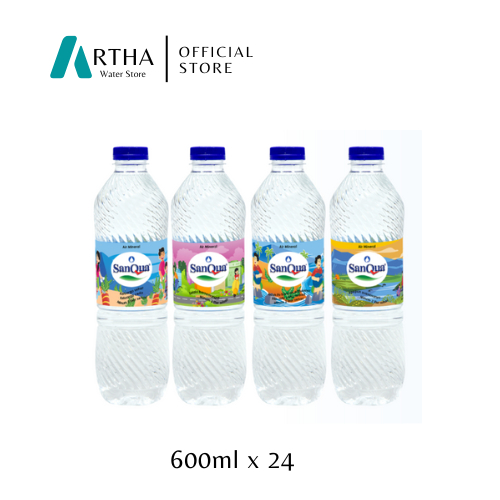 

SANQUA Air Mineral (600ml x 24 Botol) SANQUA