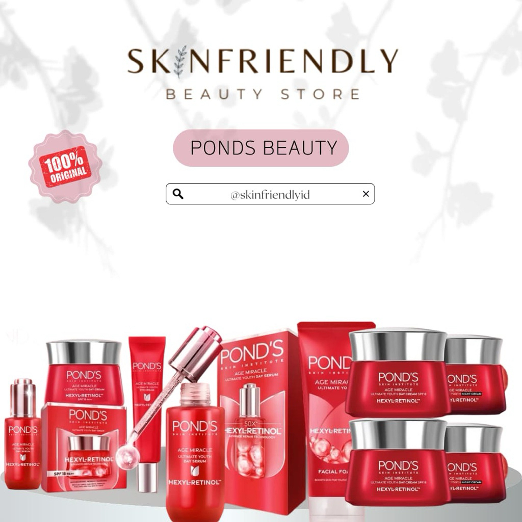 [READY] Ponds Age Miracle Ultimate Age Miracle Regime | Cleanser | Day Serum | Night Serum | Day Cre