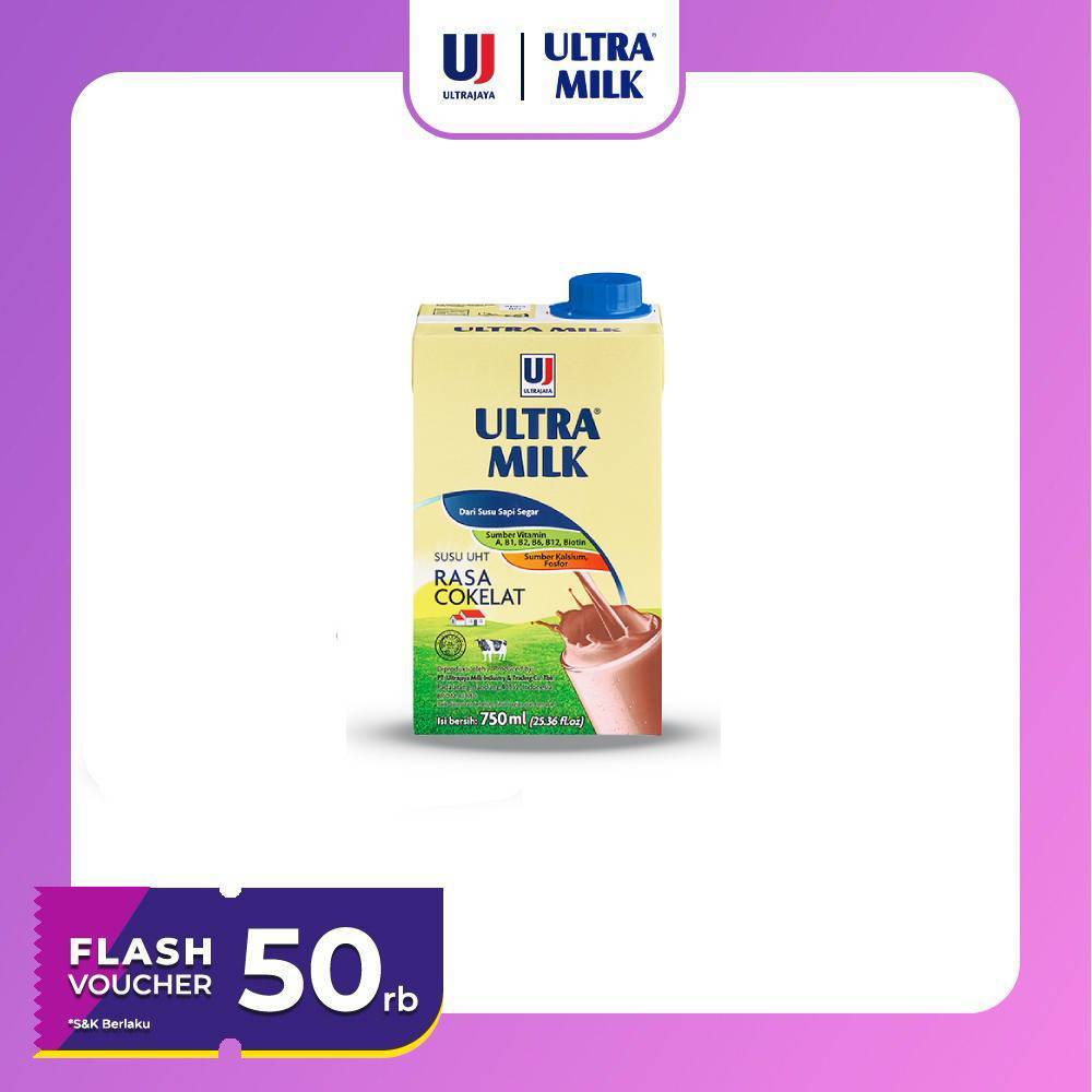 

Promo produk Ultra Milk Chocolate 750 ml
