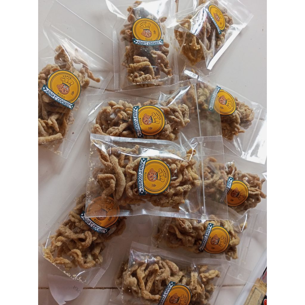 

Kripik usus 100gr-1kg asli renyah tidak mudah hancur