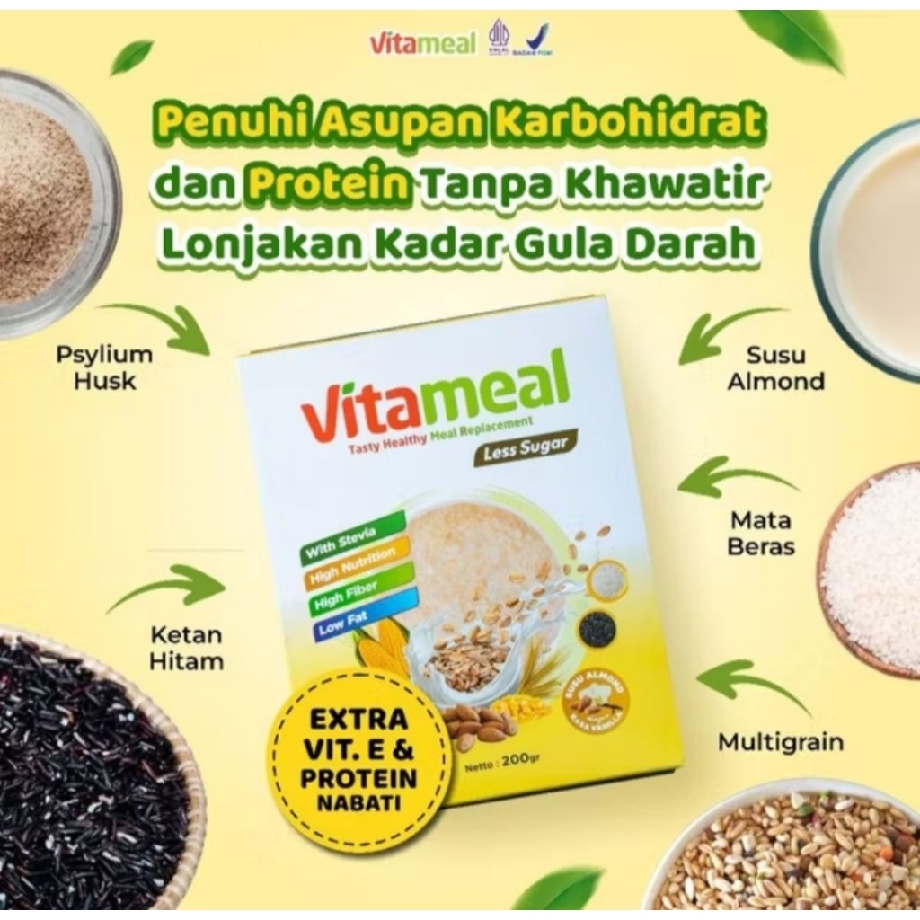 

VITAMEAL Tasty Healthy Meal LESS SUGAR