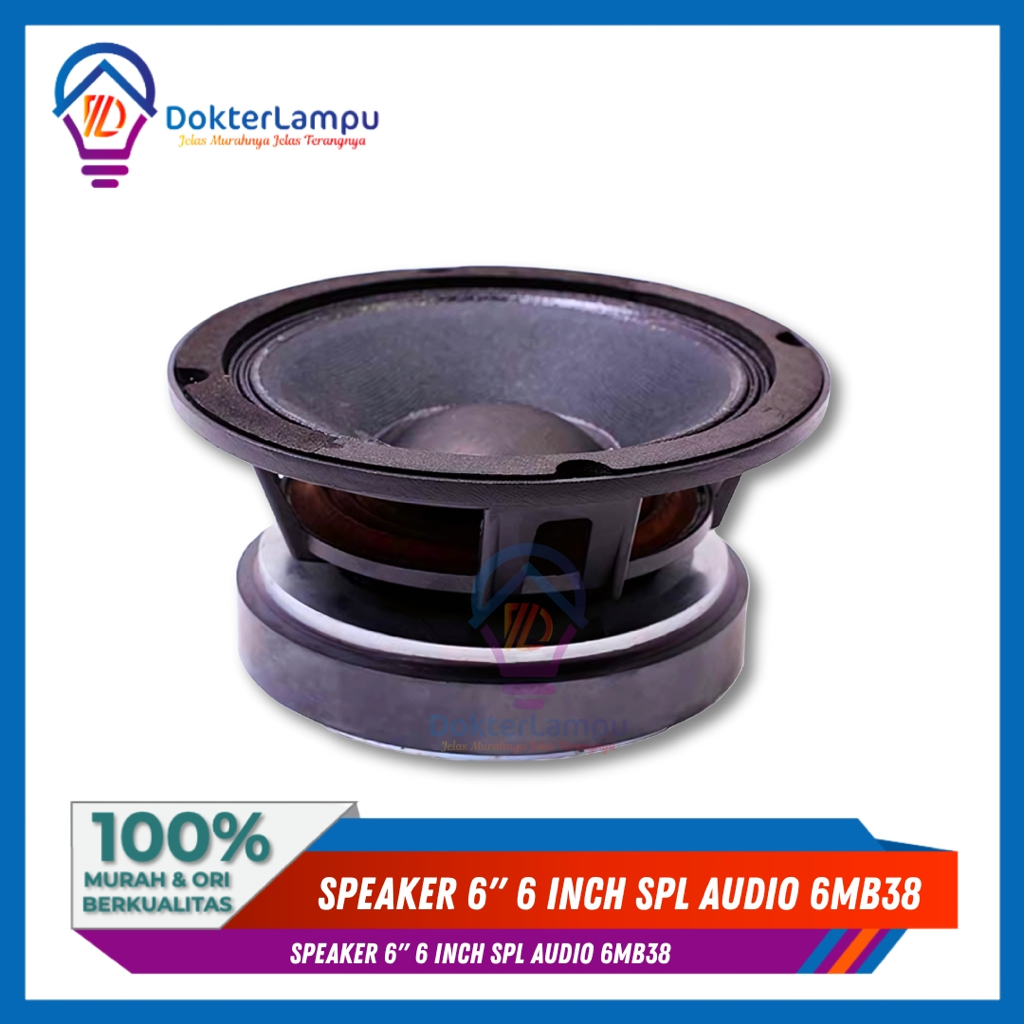 SPEAKER 6" 6 INCH SPL AUDIO 6MB38