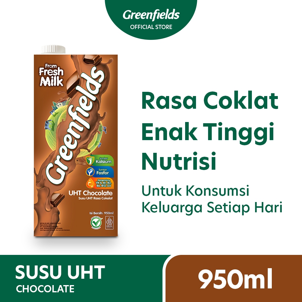 

Susu Greenfields UHT Chocolate 950ml