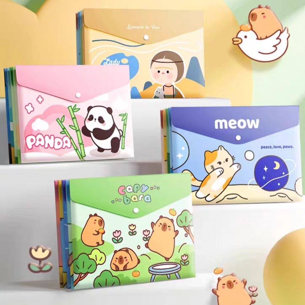 

File Folder Document A4/ Map dokumen buku berkas karakter lucu kartun