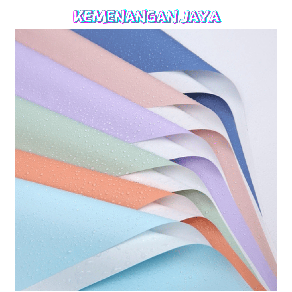 

Kertas Buket Bunga Bi Color White Flower Wrapping Waterproof Cellophane KB074