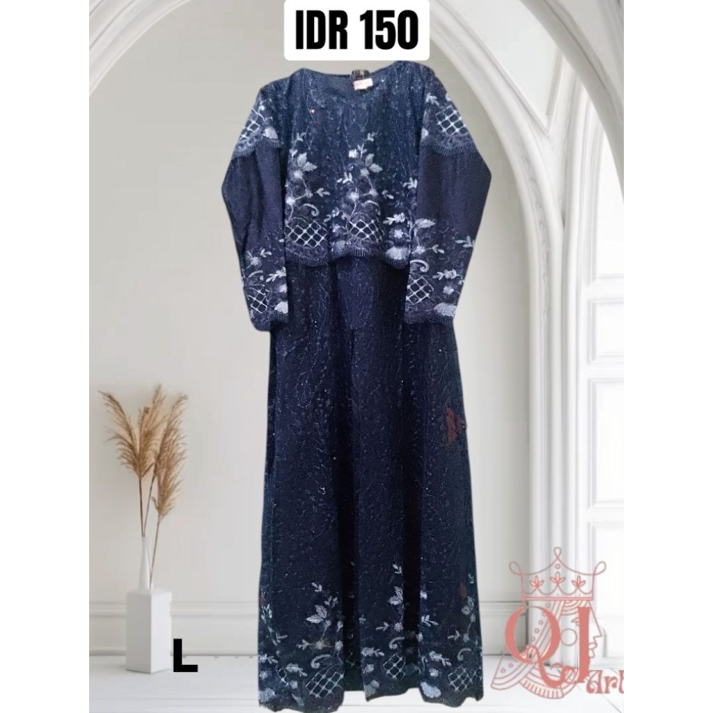 gamis brokat pesta mewah