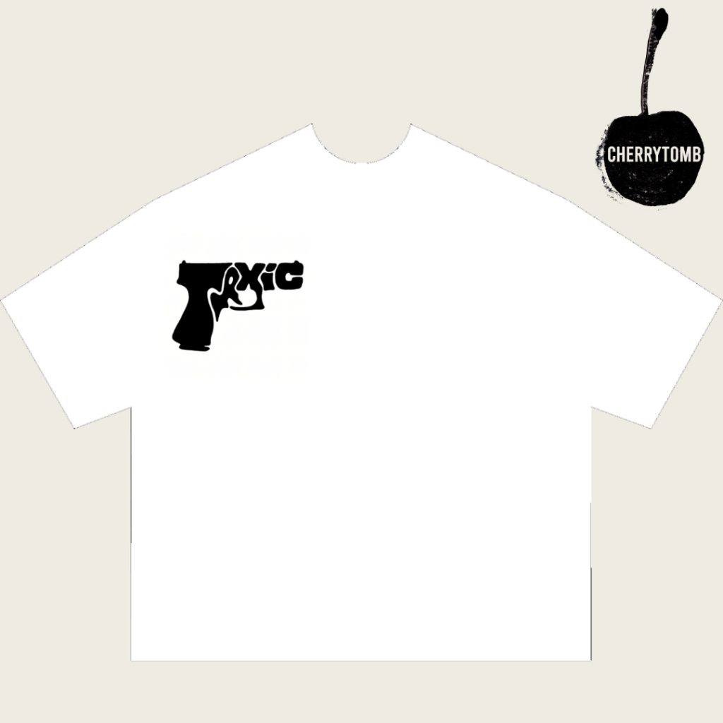 BAJU GRAPHIC TEE AESTHETIC STREETWEAR GUN TOXIC baju pria wanita KAOS PRIA KAOS BOXY TSHIRT DISTRO