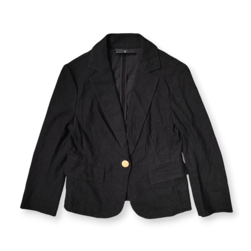 Ined by Yohji Yamamoto Single Button Blazer Jacket
