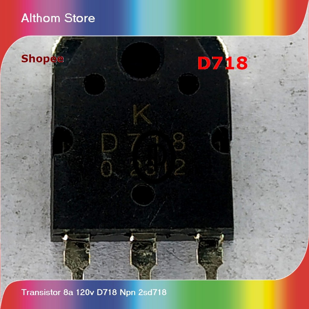 transistor 8a 120v d718 npn 2sd718