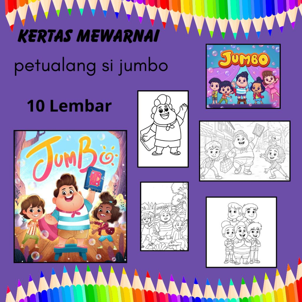 

Kertas 10 - 100 lembar gambar mewarnai anak Murah A5 edukasi anak