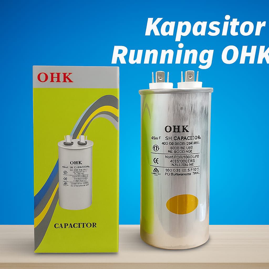Kapasitor Running 45 MF merek OHK