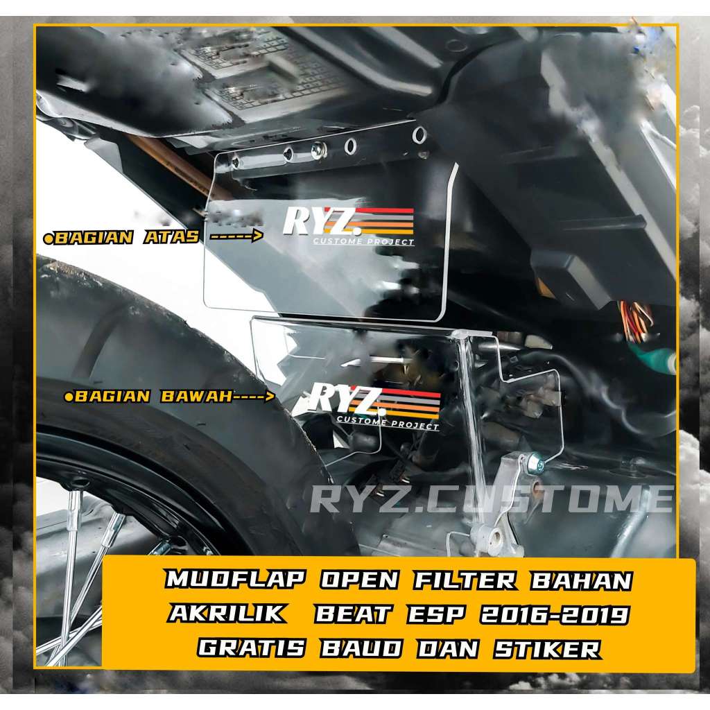 TUTUP FILTER AKRILIK BEAT ESP 2015-2019 BOX AKRILIK BEAT ESP TABOKAN AKRILIK BEAT ESP