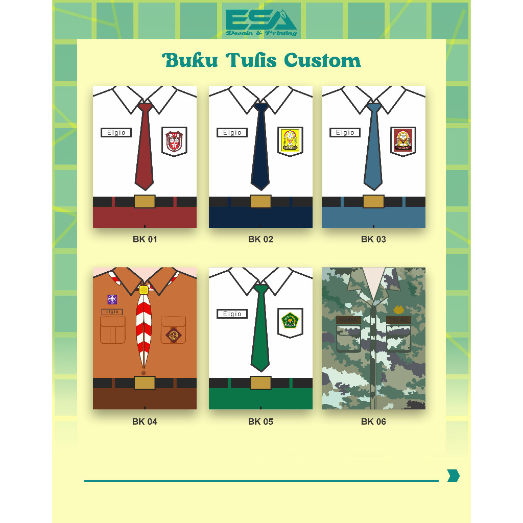 

BUKU TULIS CUSTOM NAMA DAN FOTO