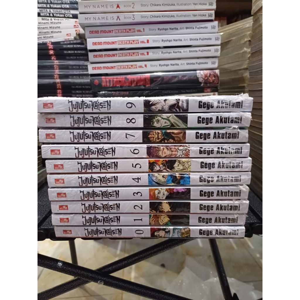 komik jujutsu kaisen vol 0-9