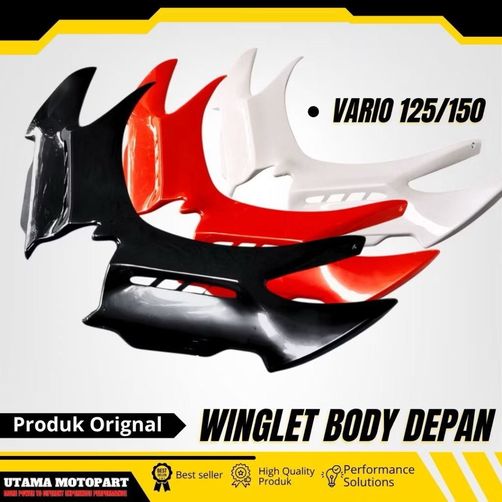 WINGLET VARIO PLASTIK WINGLET VARIO 125 WINGLET VARIO 150 WINGLET VARIO LED OLD VARIASI SEPEDA MOTOR