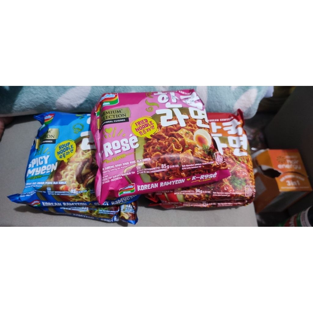 

Snack PRJ - Indomie korea series isi 5 + goody bag