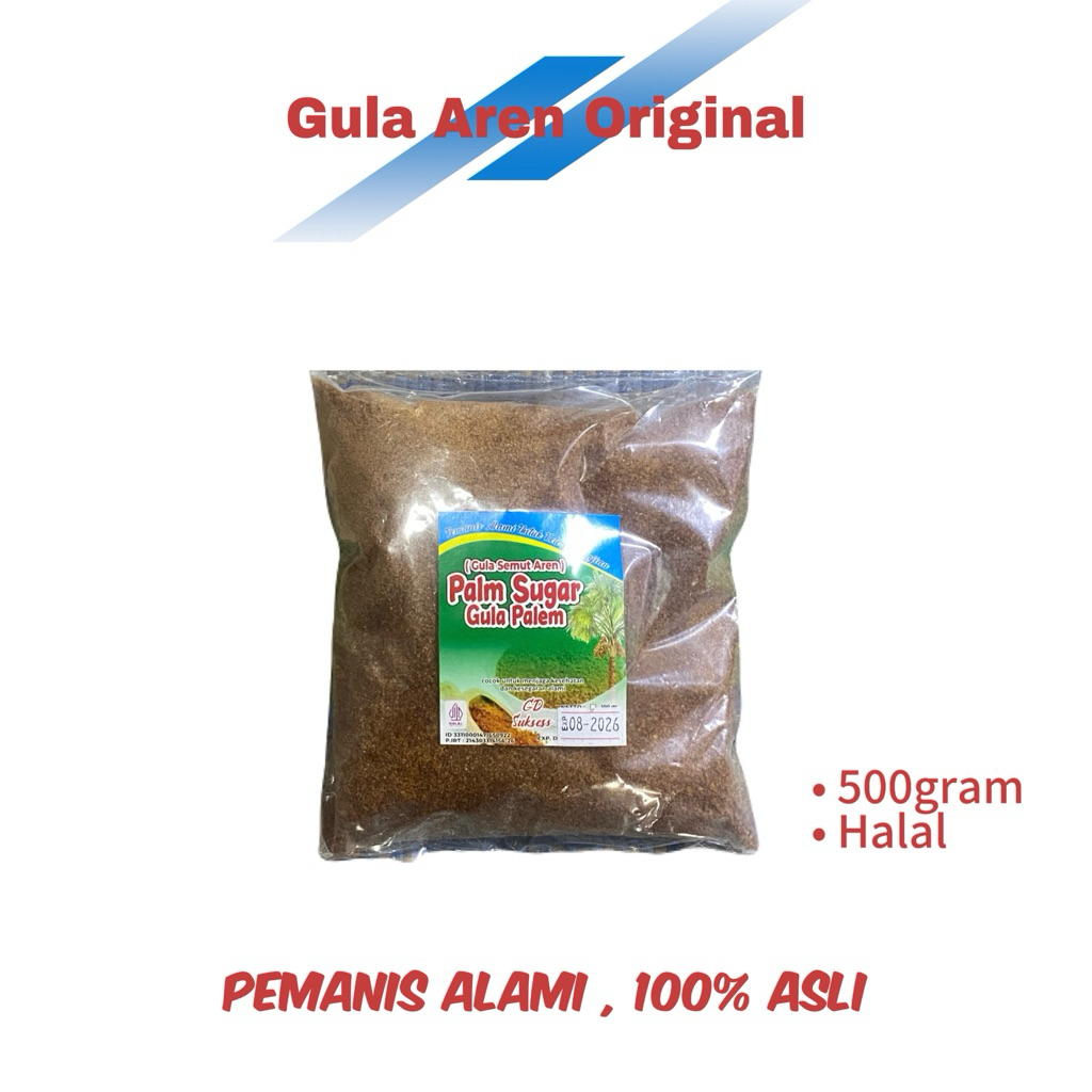 

gula aren bubuk kemasan 500g