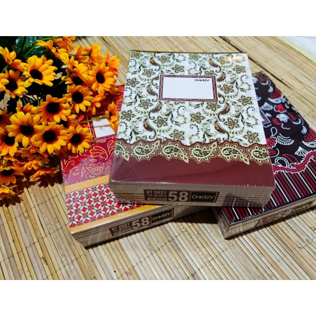 

Buku tulis Okey 58 motif batik