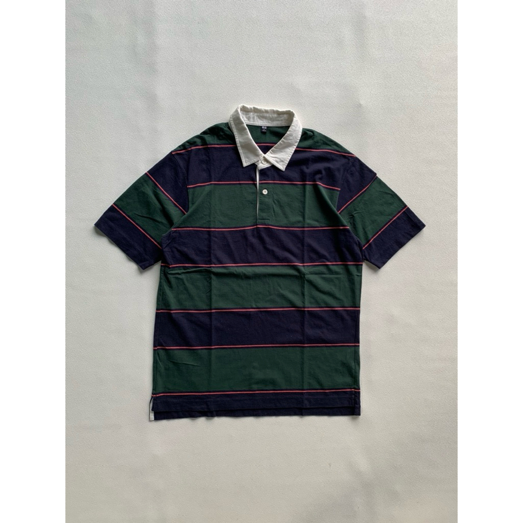 unqilo stripe rugby shirt