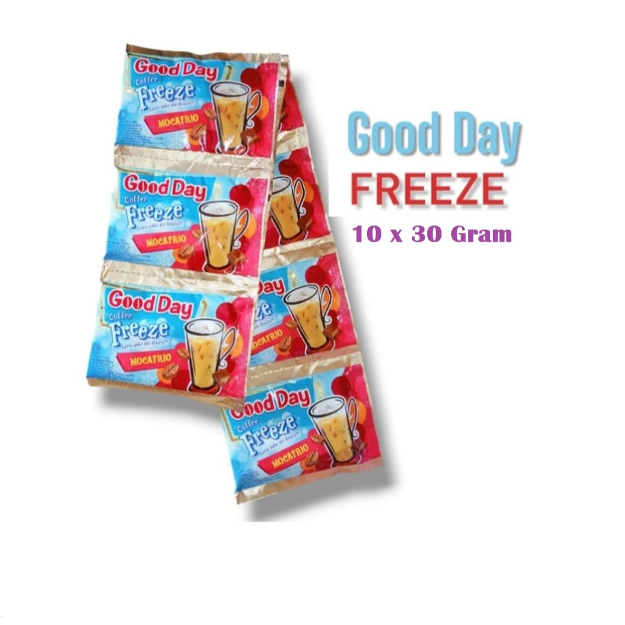 

Kopi Good Day Freeze Mocafrio 10 pcs × 30 gr [HARGA 1 RENTENG] good day / good day freeze / mocafrio / good day freeze