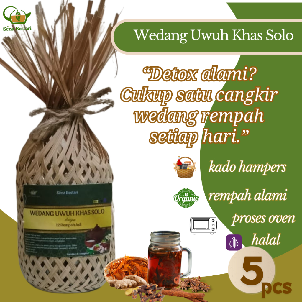 

Aneka Paket Hampers Wedangan Besek Ulir isi 5 pcs cocok untuk oleh oleh keluarga sehat dirumah