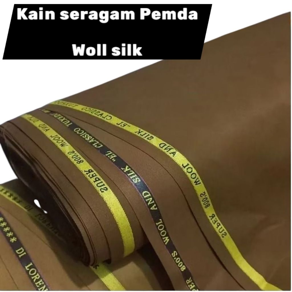 Kain Woll Silk Seragam Pemda