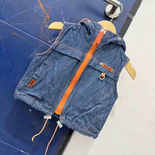 preloved rompi hoodie jeans kutung anak 2-3 tahun