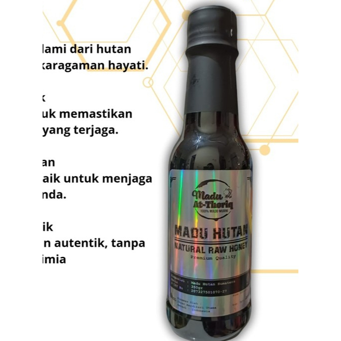 

Madu Hutan Riau 350 gr Madu Dari Nektar Pohon Akasia Dihasilkan Oleh Lebah Ternak / Apis Mellifera