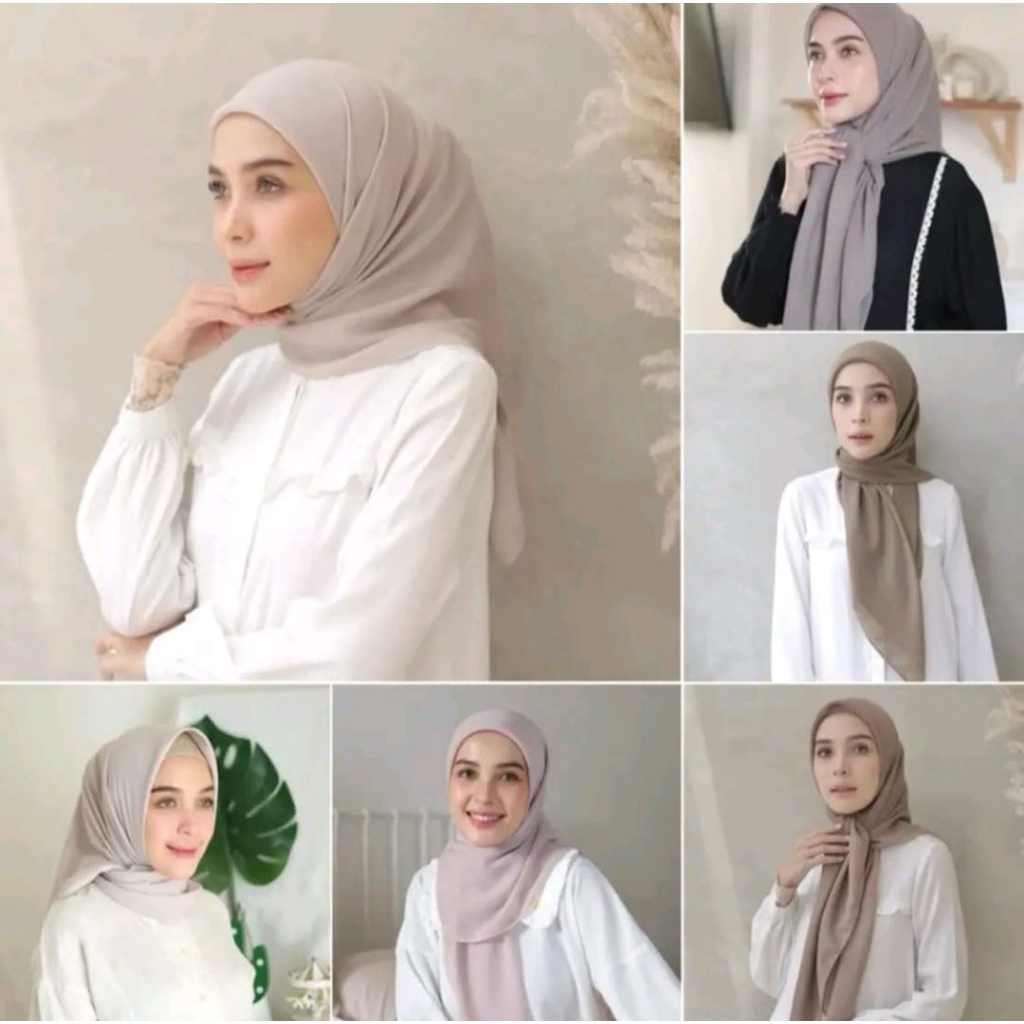 Paket Usaha Hijab Bela Square Isi 12 Pcs | Tanpa Label | Grosir Reseller Modal Kecil