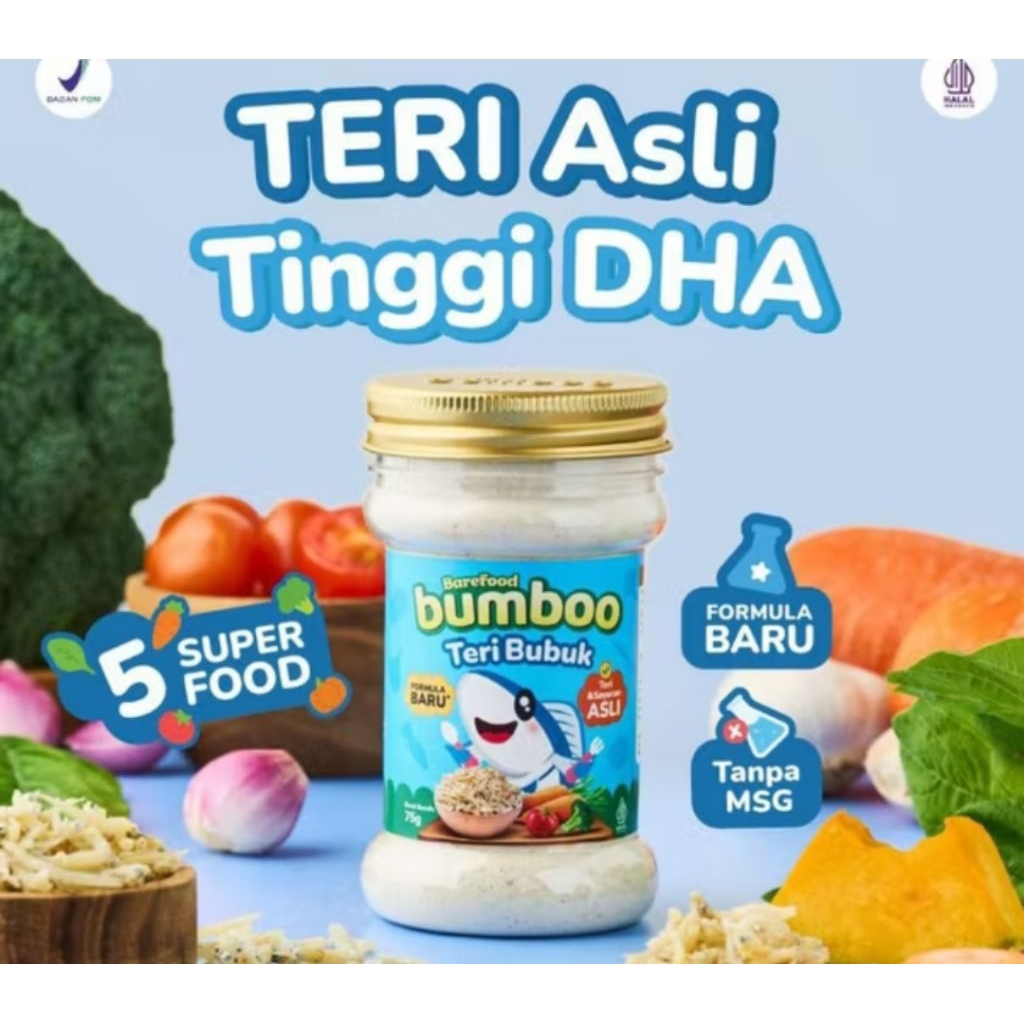 

BUMBOO Kaldu ikan Teri Nutrisi Omega