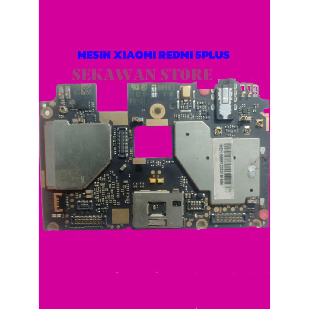 PCB Mesin Xiaomi Redmi 5 Plus RAM GAMBLING original minus mati / matot bahan kanibal
