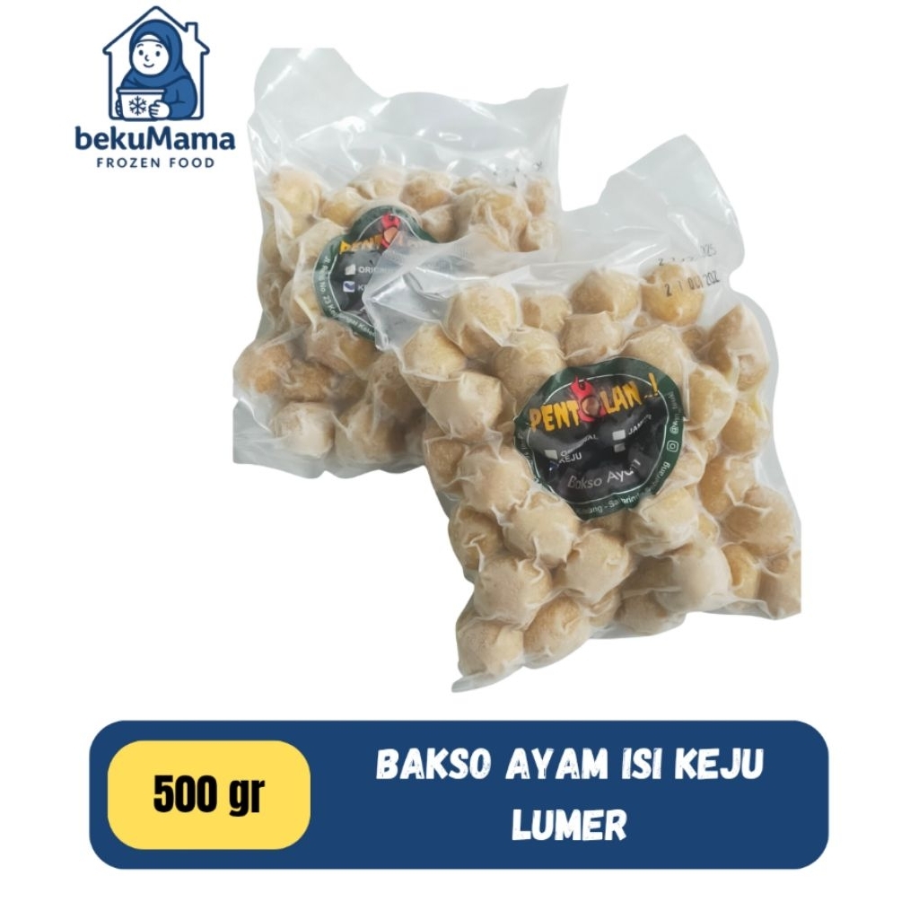 

Bakso ayam keju lumer
