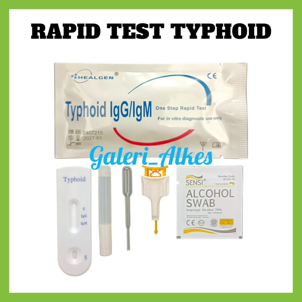 Alat Tes Tipes Typoid 1 set Lengkap