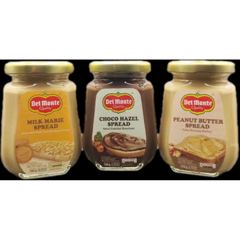 

Selai Delmonte Spread Choco Hazelnut / Milk Marie / Peanut Butter / Speculoos - 190g