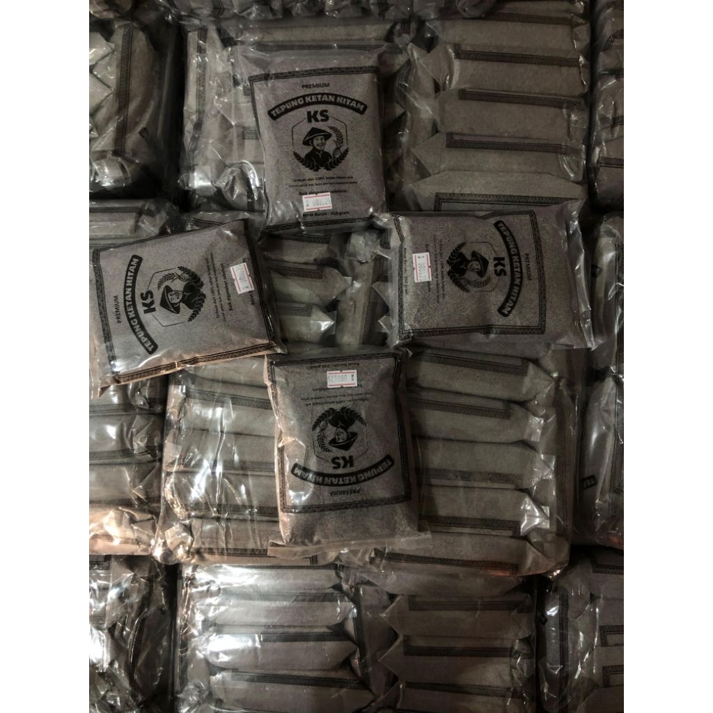

Tepung Ketan Hitam "KS" Murni Tanpa Campuran 250GR