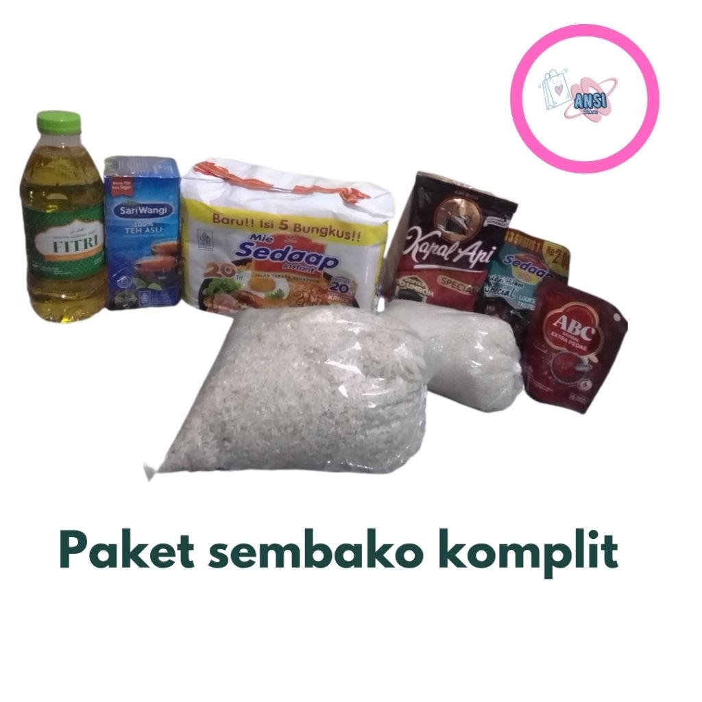 

Paket Sembako Komplit + paking kardus