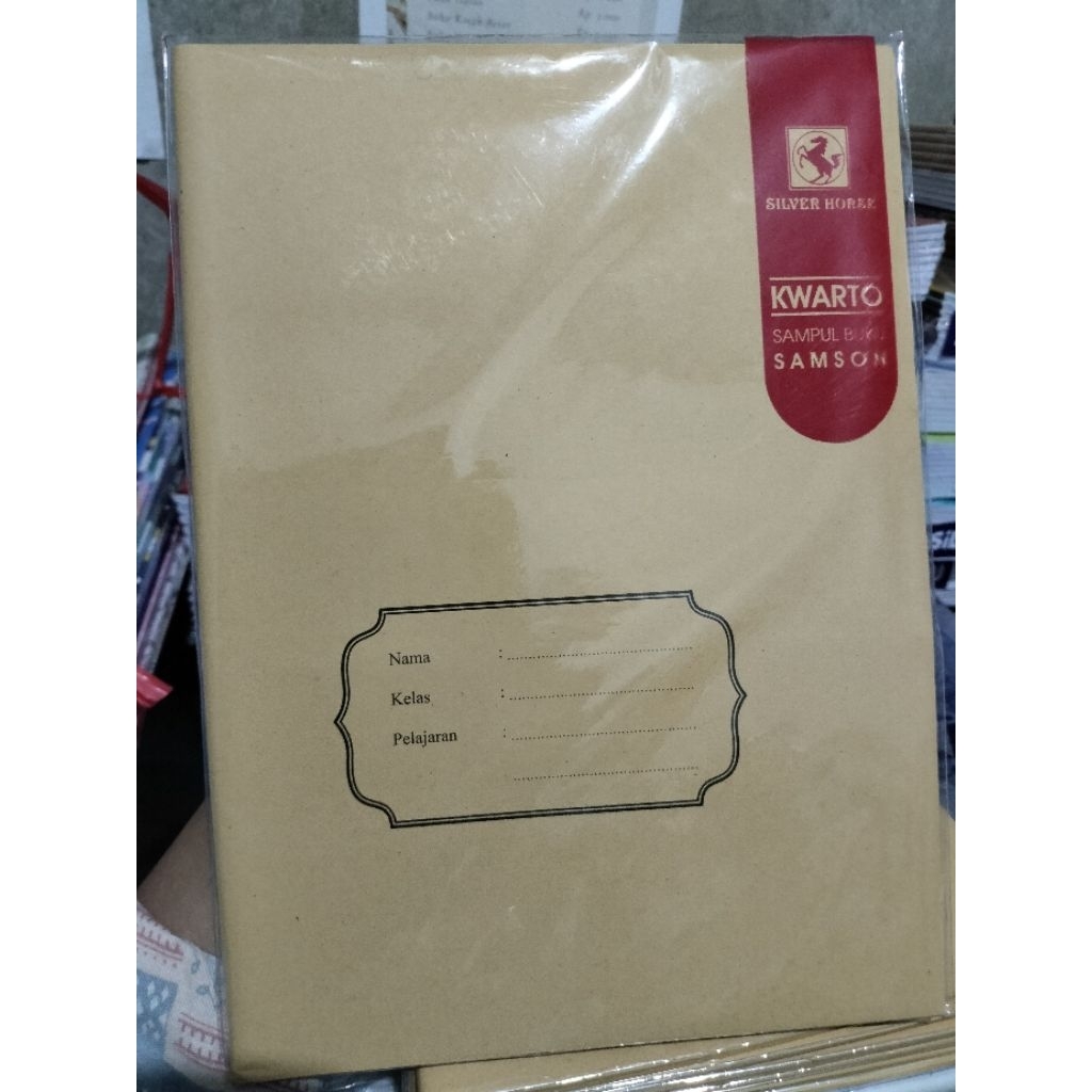

SAMPUL BUKU TULIS COKLAT KWARTO