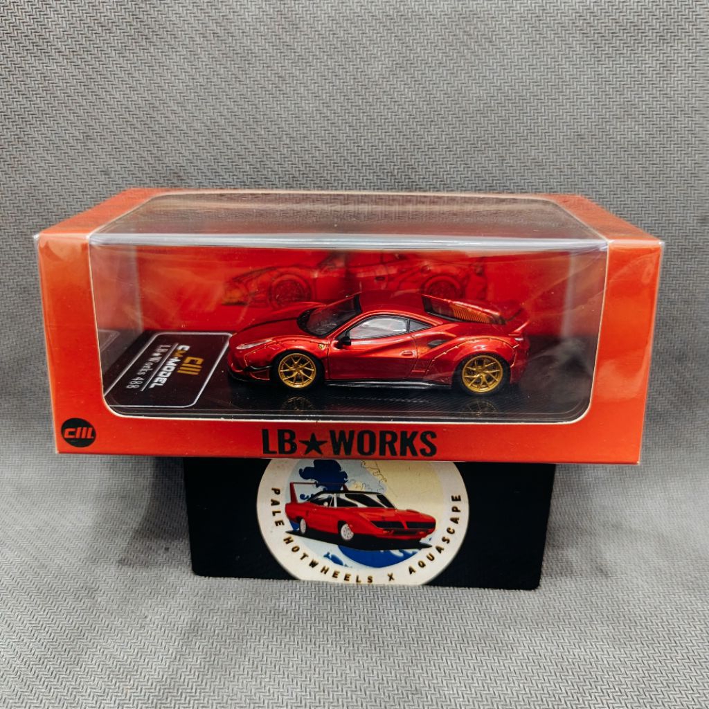 CM MODEL LB WORK FERRARI 488 RED