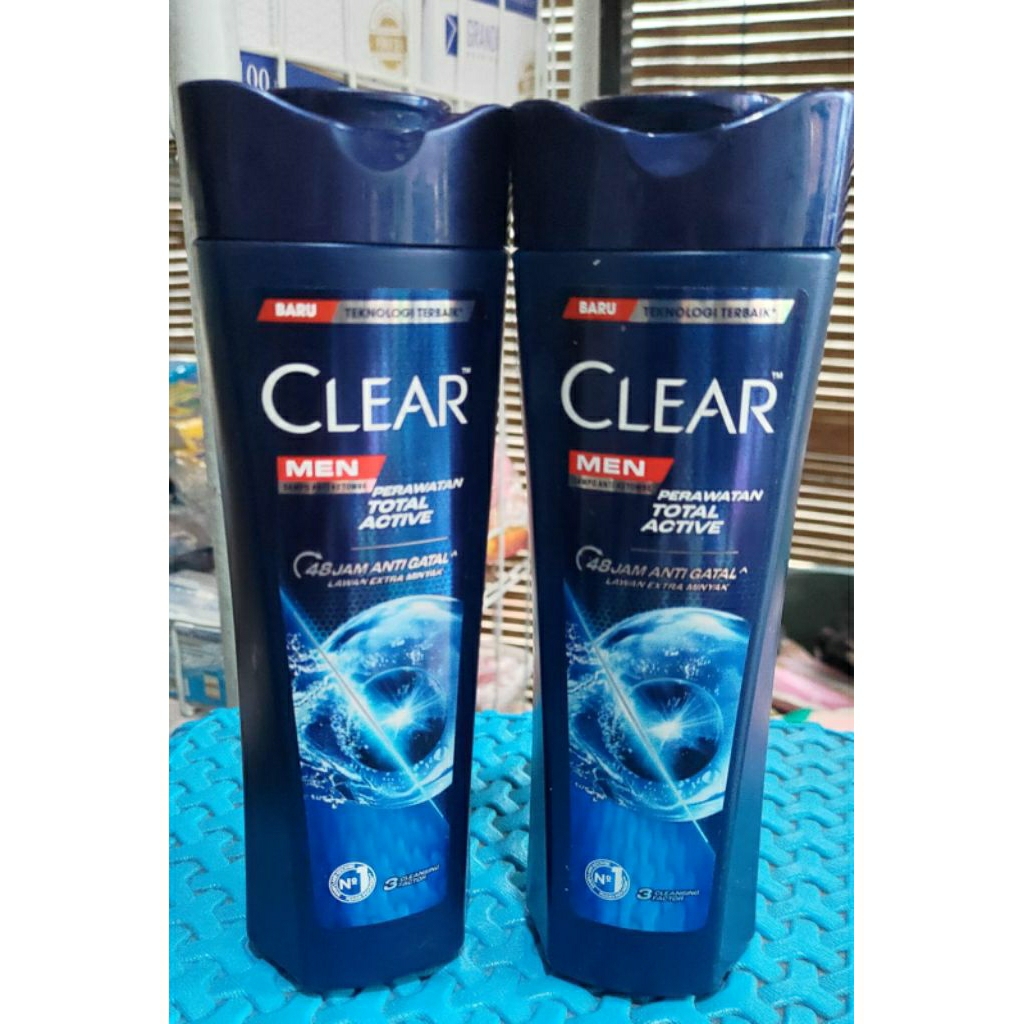 CLEAR MEN SHAMPOO TOTAL ACTIVE Kemasan 300ml