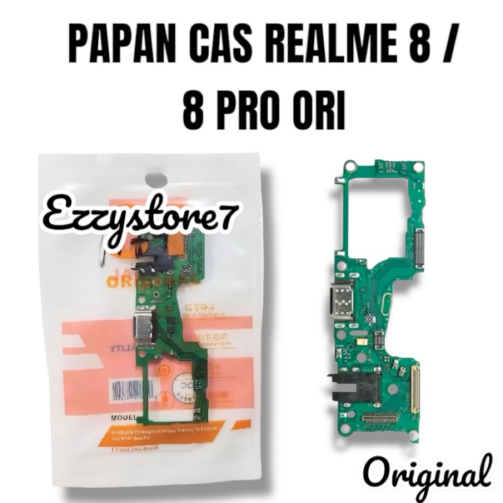 PAPAN CAS / FLEXIBLE REALME 8 / 8 PRO CONECTOR CAS + MIC + HANDSFREE