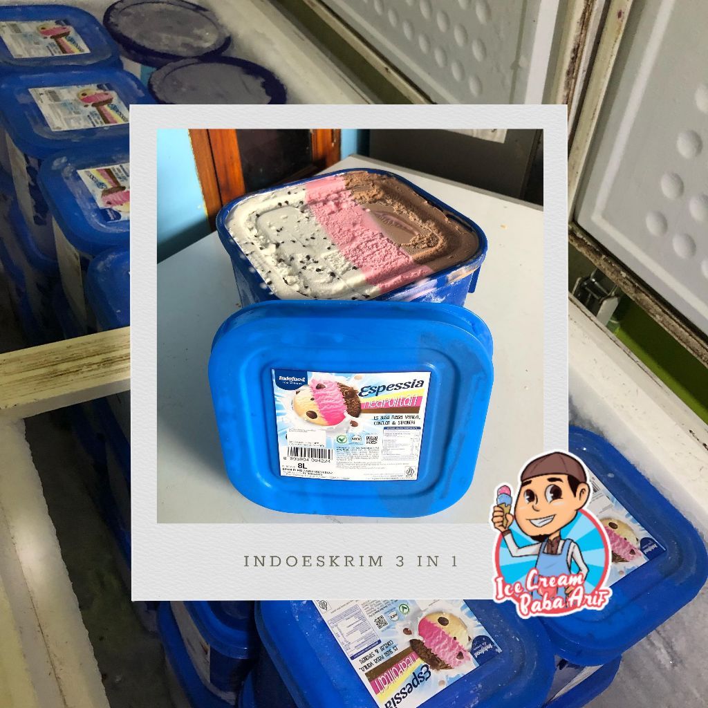 

Es Krim Emberan 8 Liter – Ice Cream Jumbo Murah, Cocok untuk Usaha & Keluarga